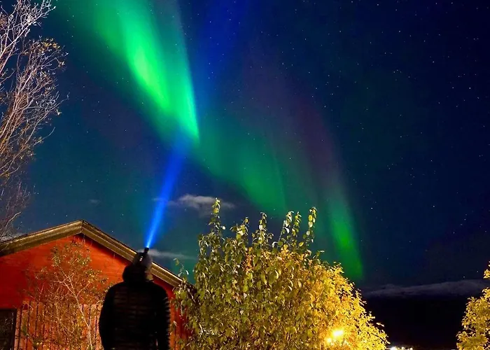 Fredelig Leilighet Med Utsiktsplass Til Nordlys